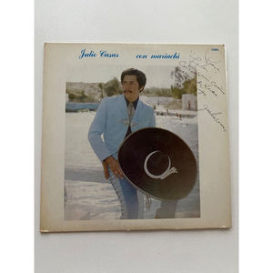 Julio Casas Y El mariachi Nuevo San Juan Con Mariachi LP TD-2039 Autographed VG+